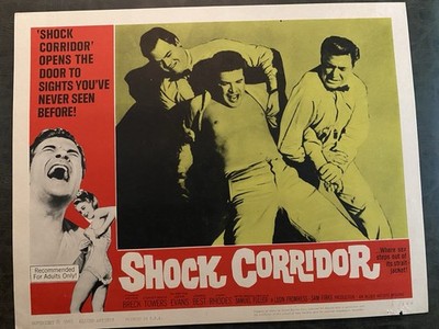 SHOCK CORRIDOR 1963 Original Vintage Lobby Card with Constance Towers