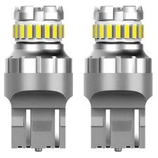 AUXITO 2x 7443 LED Bulbs Turn Signal Backup Reverse Light Lamp 7440 7441 White