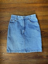 Vintage Denim Gap Miniskirt Size 3/4 100 Cotton No Stretch