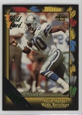 1991 Wild Card 10 Stripe Alvin Harper #81 Rookie RC 0q3. rookie card picture