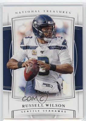 2019 Panini National Treasures 68/99 Russell Wilson #6 07qt