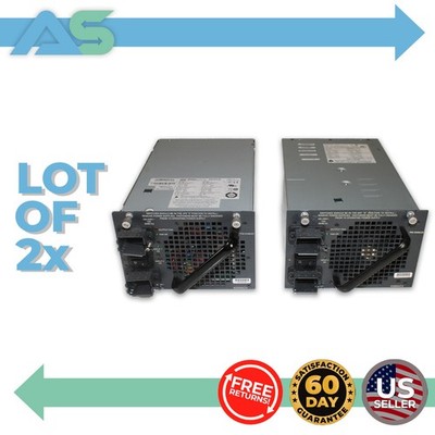 Lot of 2 Cisco Systems PWR-C45-4200ACV V04 Catalyst Switch Power Supply 4200ACV