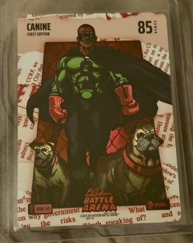 Bo Jackson Arena-RED HEADLINES Battle FOIL-Canine-Kenneth Walker III-Seahawks