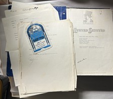 Lynyrd Skynyrd Production Company Member Band Itinerary Tour June-July 1975 Pass