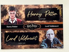 2025 KAKAWOW COSMOS Harry Potter Trading Cards-10/10-Dual Script Art - Gold