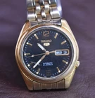 Vintage Seiko 5 Automatic 21 Jewel Men's Watch 7S26-01V0 Black Dial Day Date