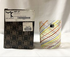 Vaso Carlo Moretti Bicchiere #997,37 Murano Italia en caja coleccionable
