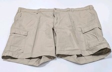 Mens Dockers Tech Cargo Straight Fit Shorts Big Tall Khaki Size 54