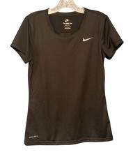 Nike Dri-FIT Womens Black Short-Sleeve Performance T-Shirt Size S