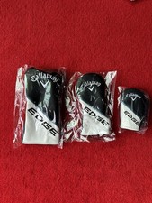 Callaway Golf Edge Golf Head Covers - Set Of 3 - Driver, Wood  Hybrid Headcover