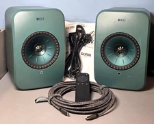 KEF LSX II LT Wireless Music System - Sage Green -Preowned