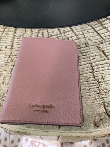 Kate Spade Mauve Pink Passport + Card Holder