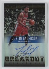2016-17 Panini Studio Breakout Signatures 149/299 Justin Anderson #26 Auto 0be8