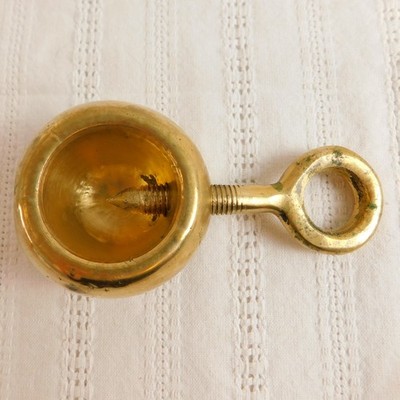 MCM Brass Nutcracker 50s Screw Mid Century Modern Nut Cracker Handmade Vintage
