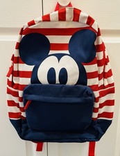 Disney Parks Mickey Mouse Backpack Mickey Print 18 New Rare