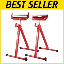 Height Adjustable Roller Stand, 250lb Capacity