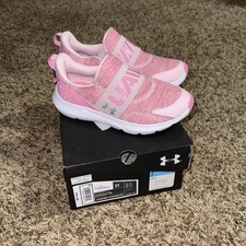 Under Armour Big Girls Youth Size 5Y GGS Surge 3 Slip-On PINK 3026531-600 NEW