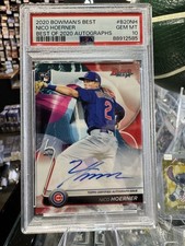 2020 Bowman's Best of 2020 Auto #B20NH Nico Hoerner RC PSA Gem Mint 10