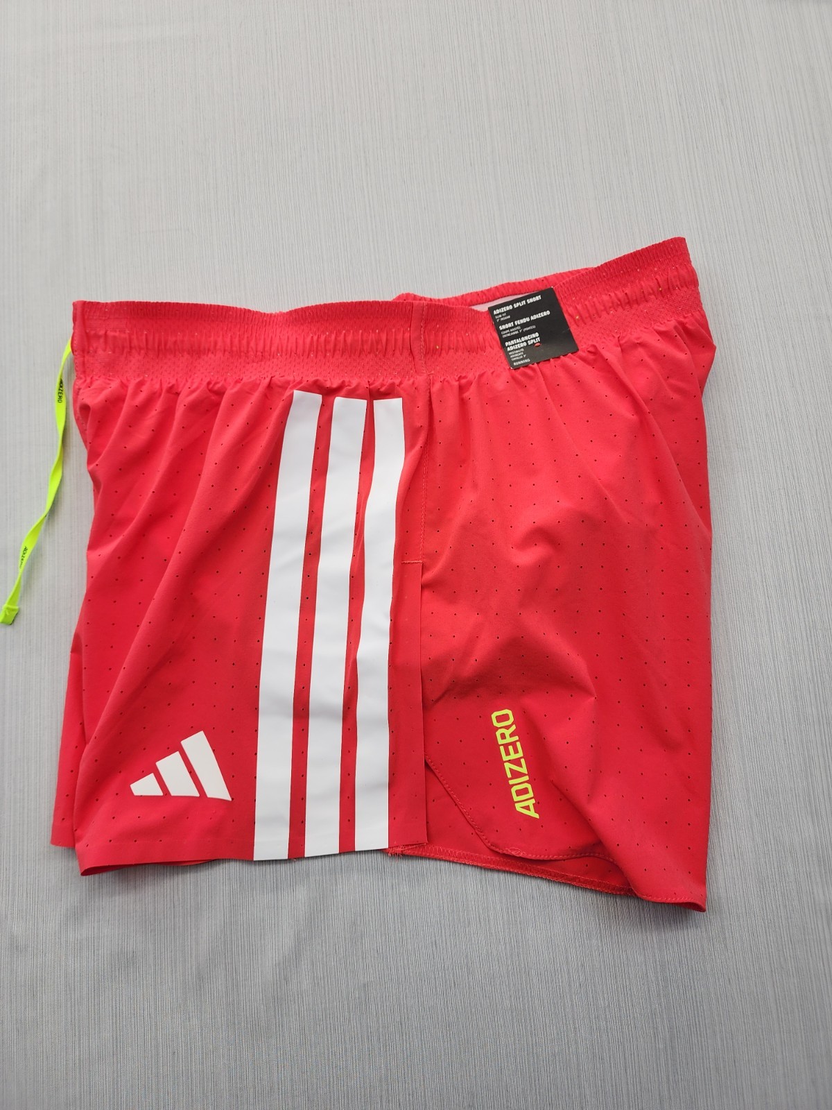 Nuevo Adidas Adizero Split 3" Calzoncillos Forrados Pantalones Cortos para Correr Talla Mediana