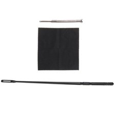 Small Portable Sax Cleaning Set with Reusable Cloth Rod and Flute Cleaning Tools