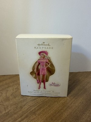 2009 Barbie as Corinne The Three Musketeers Ornament Hallmark Keepsake NIB