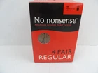 No Nonsense Women's Pantyhose Size B, Reinforced Toe, Tan 4 Pairs - NEW