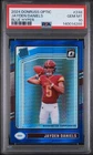 2024 Donruss Optic Jayden Daniels Blue Hyper Prizm #248 Rated Rookie PSA 10 Gem