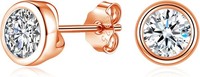 Ohrstecker Silber 925 Klein, 925 Sterling Silber Damen Ohrstecker Mit Zirkonia