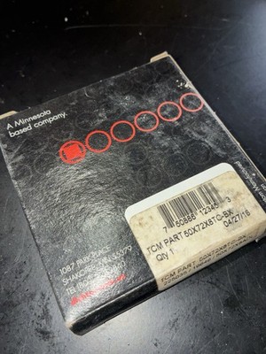 Dichtomatik 50X72X8TC-BX  TCM; Oil Seal, 50mm ID, 72mm OD, 8mm Thk