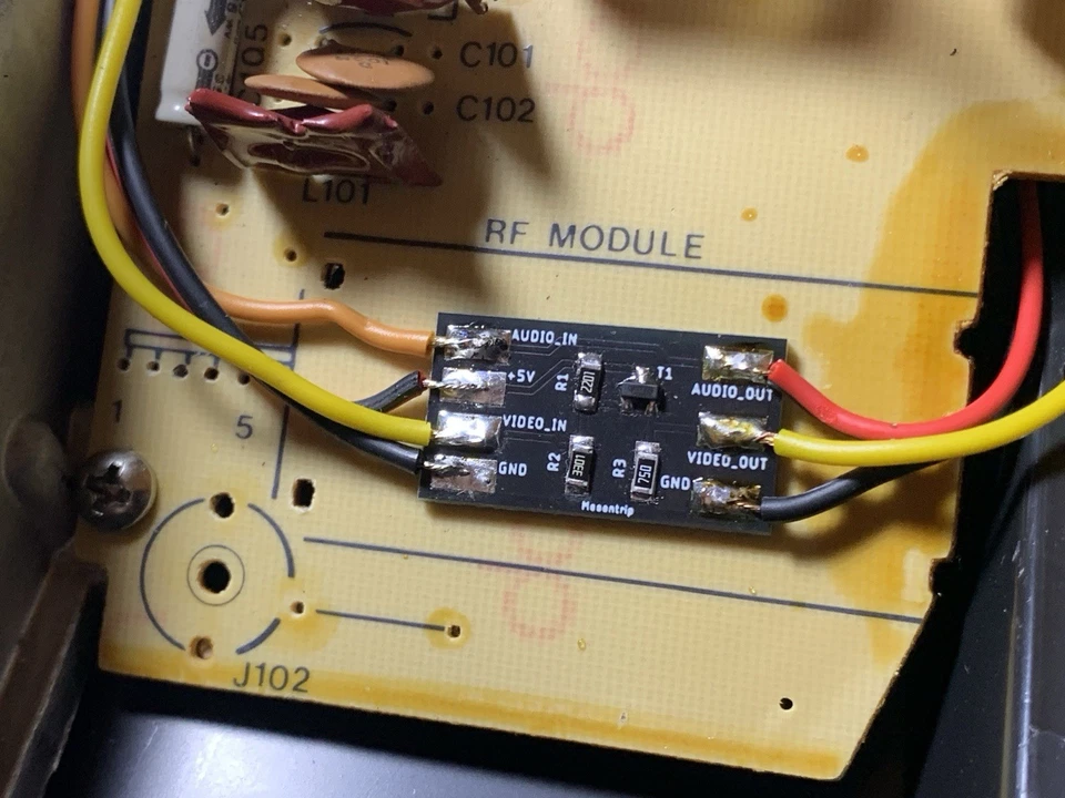 Atari 2600 /7800 / VCS / PONG SMD Composite AV Video Mod - Image 4 of 4