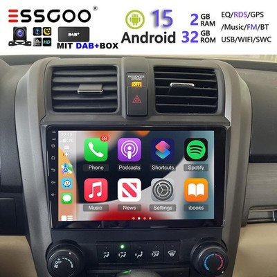 32GB Für Honda CR-V 3 RE CRV 2007-2011 Android Apple Carplay Autoradio GPS DAB+