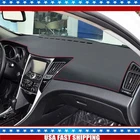 For Hyundai Sonata 2011-2014 Car Leather Dashboard Dash Cover Protector Mat Pad