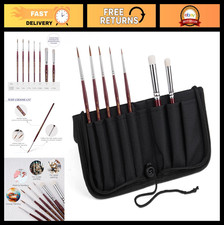 7pcs Kolinsky Sable Miniature Detail Paint Brushes Set for Acrylic  Watercolor