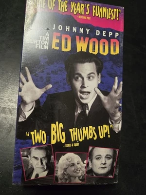 Ed Wood (VHS, 1994) Johnny Depp Horror Comedy - Image 1 of 3