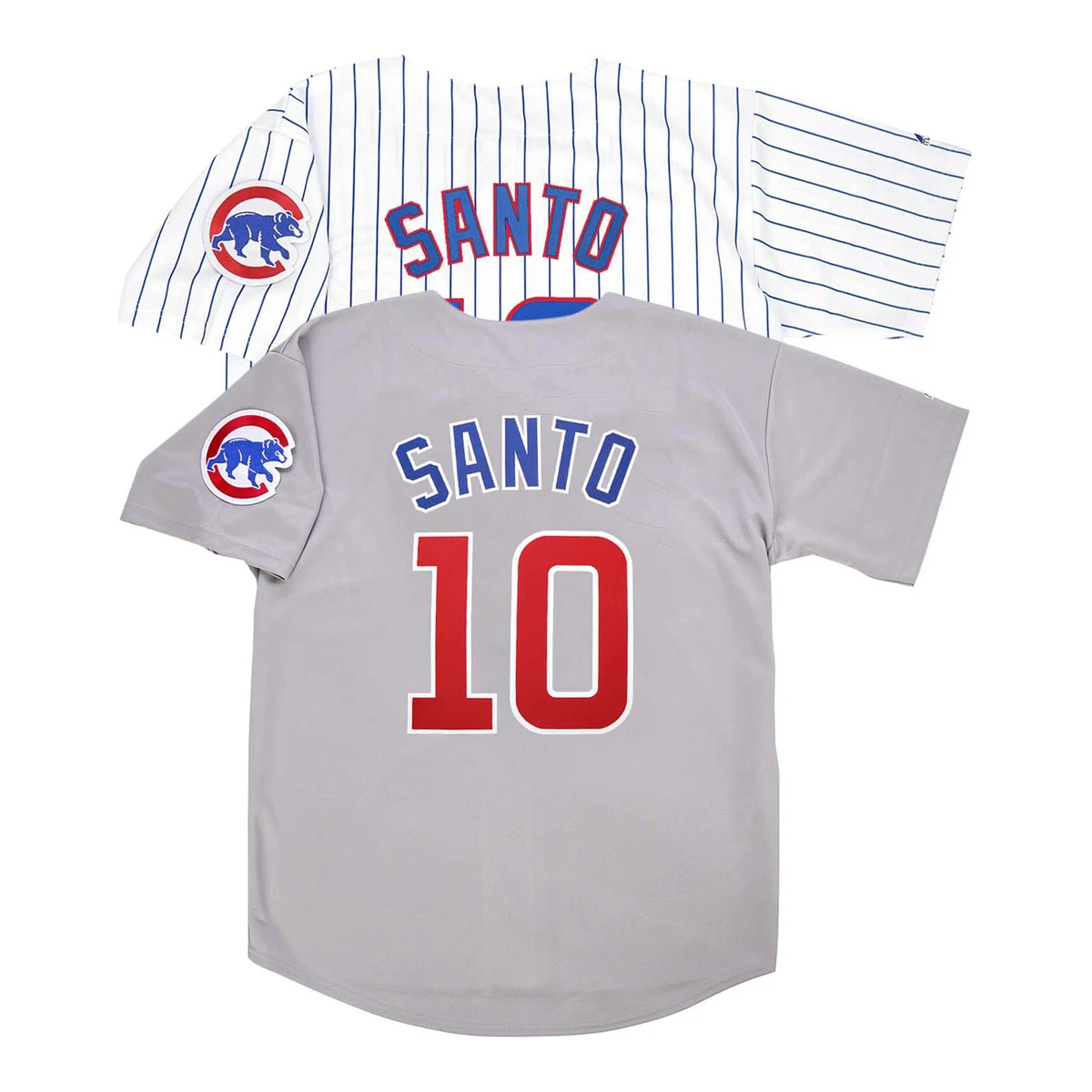 Ron Santo Chicago Cubs Home White & Road Grey Men's Jersey w/ Patch