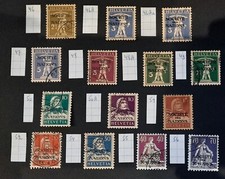 Timbre Stamp Suisse Helvetia Switzerland Schweiz SDN Société des Nations Service