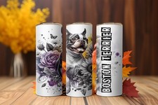Boston Terrier 20 oz Personalized Tumbler, Dog Lover Gift, 0225
