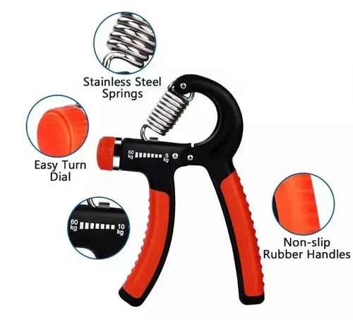 Herramientas de entrenamiento de fuerza de agarre 2 piezas, fortalecedor de agarre de mano para ejercitador muscular - Imagen 4 de 15