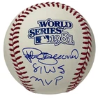 Pedro Guerrero Signed 1981 World Series Baseball w 81 WS MVP Beckett Wit BAS COA