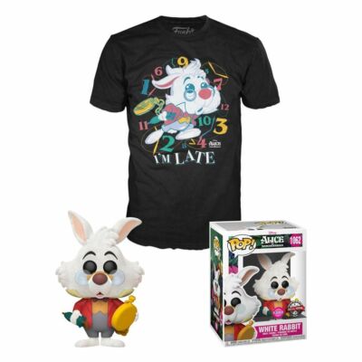 Funko Alice im Wunderland POP! & Tee Box White Rabbit - X Large - 56333 - Neu 