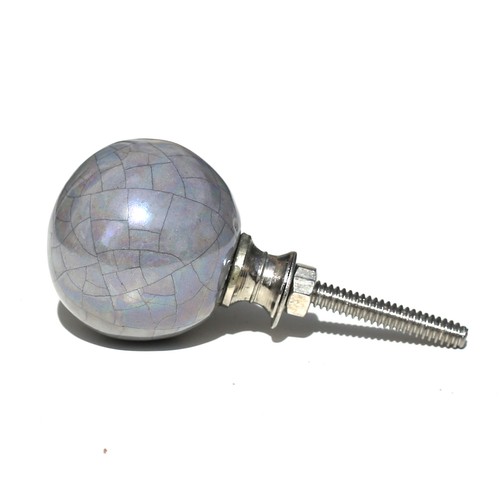 Small chic cupboard door knobs handles drawer pulls. Ceramic knobs and glass - Picture 67 of 109