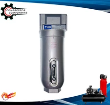 High Flow Compressed Air In Line Desiccant Dryer Moisture Water Separator 3/4"