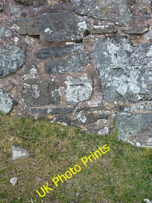 Photo 6x4 OS benchmark - Womerton Woolstaston An OS cutmark on the south  c2015