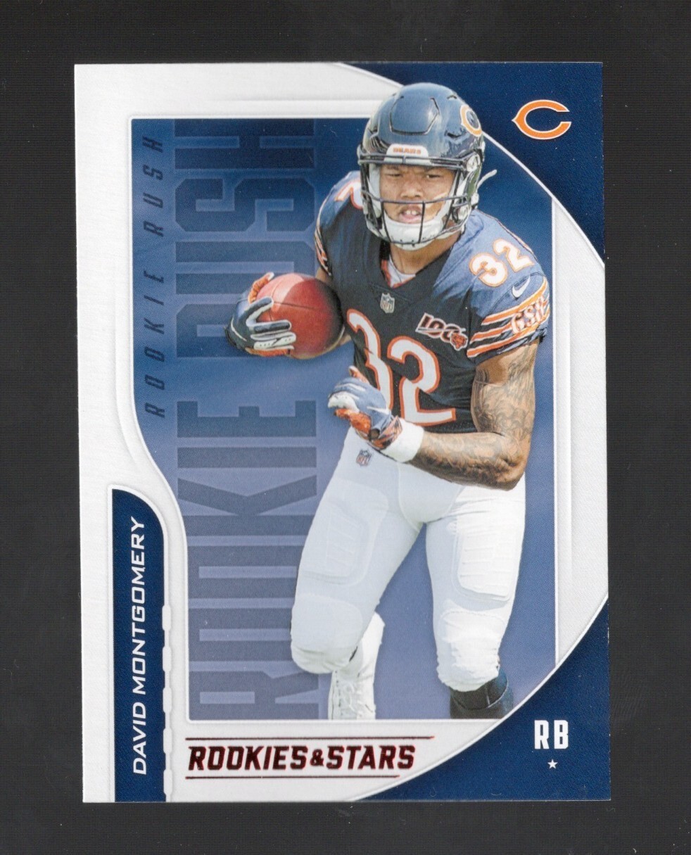 David Montgomery Panini Rookies & Stars Rookie Rush #RRDM Base