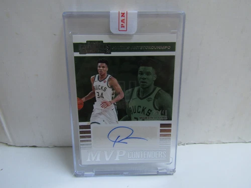2019 Panini Contenders Giannis Antetokounmpo MVP Auto /49 Bucks