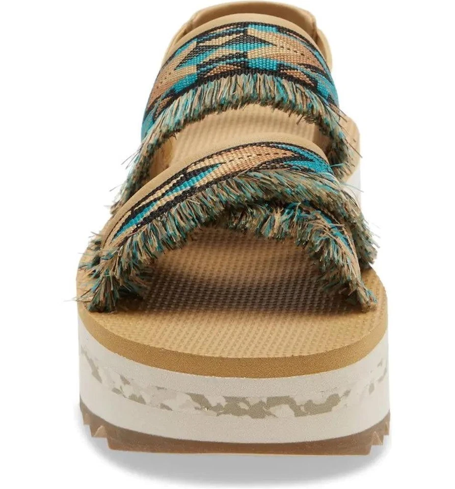 Sandalias Teva Flatform Ceres en Doble Diamante Azul Teal Talla 9 Foto 2 de 4