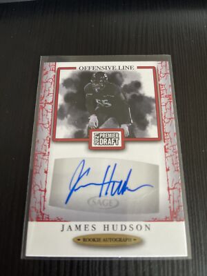 2021 Sage Hit James Hudson RC Rookie Auto