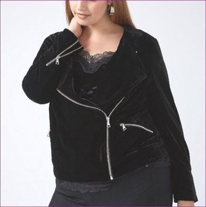 lane bryant black jacket