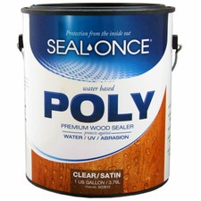 Poly Prem Wood Sealer Satin CLEAR gal