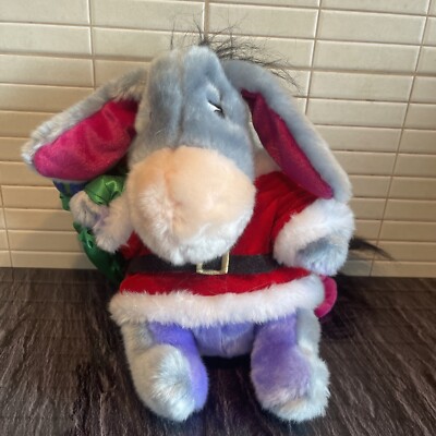 Disney Eeyore Weihnachten 2022 Geschenke Plüsch Winnie Puuh Weihnachtsmann.  D3